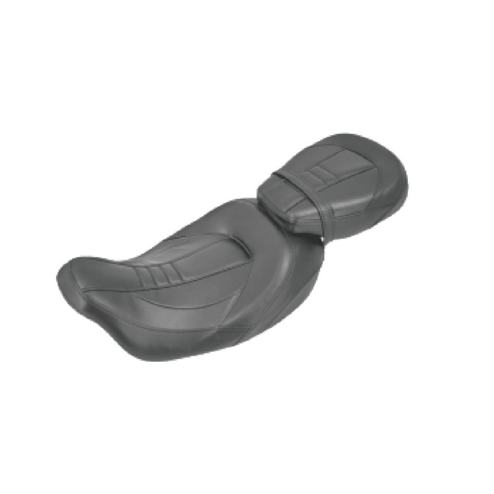 PG50-CB011802 Motorcycle two-up seat;black diamond stitching