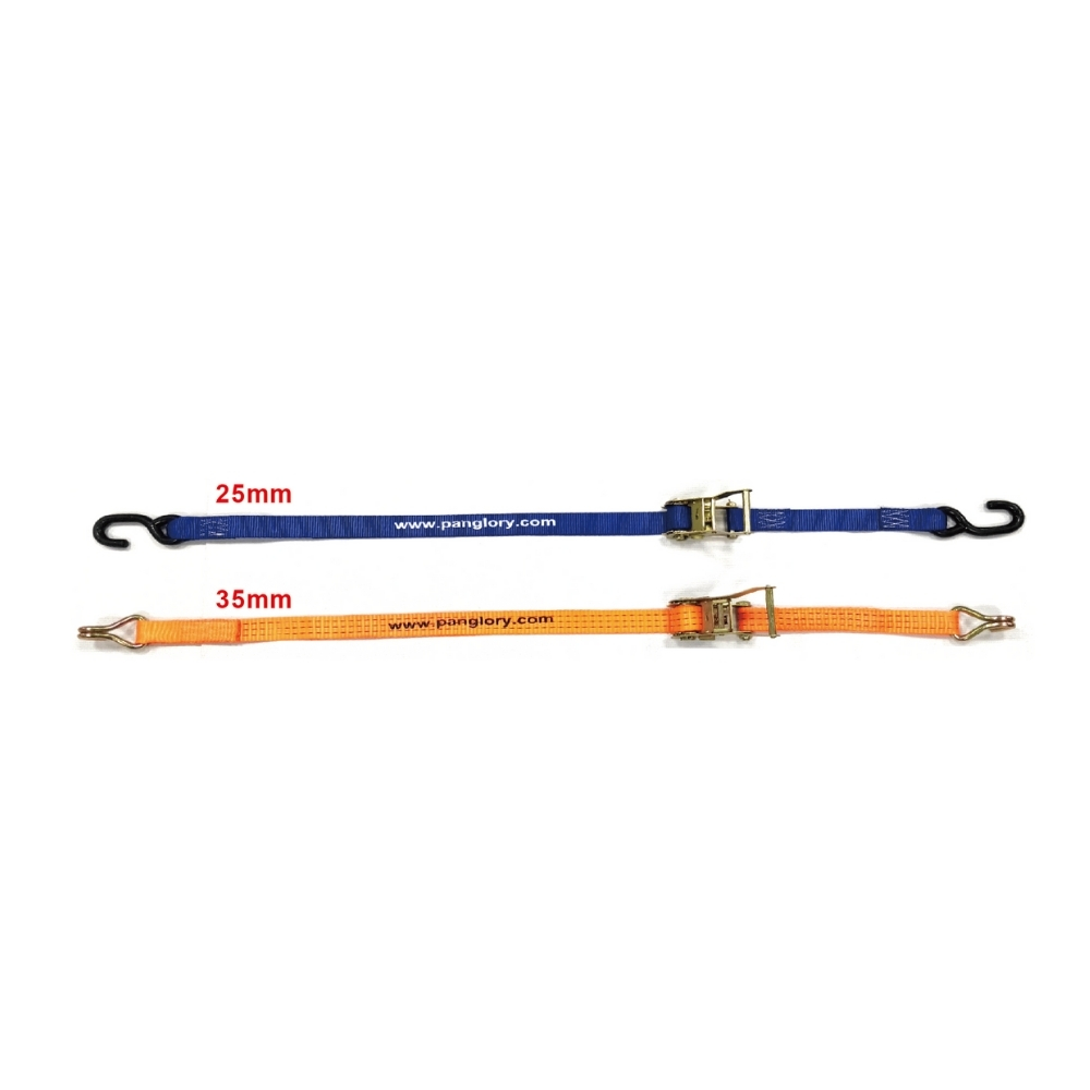 25mm(RT11-1506W2)/35mm(RT03M-2508W2) Light Duty Ratchet Straps, 1