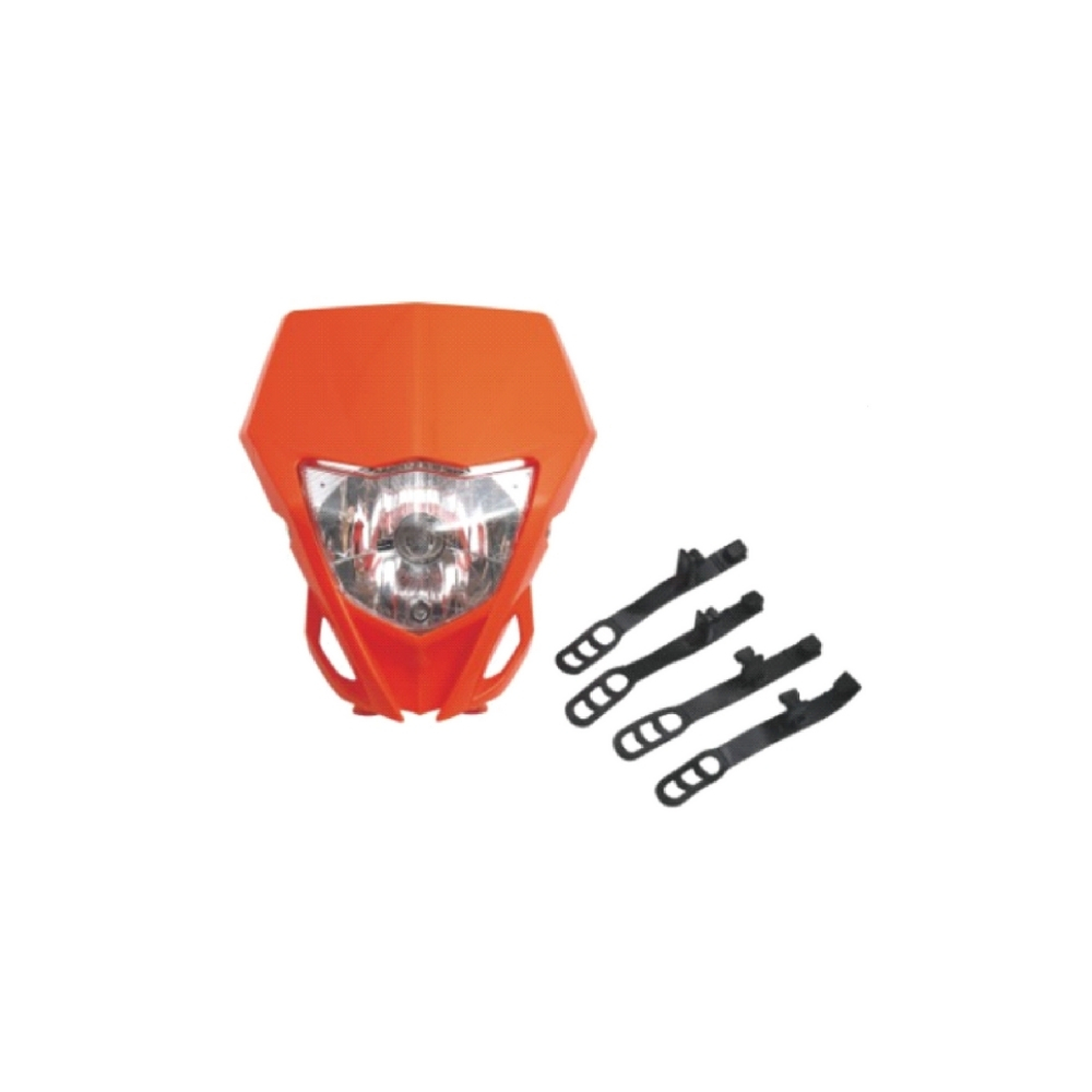 MC07-JM002-HL006 Universal Motocross Headlight Assembly,Orange