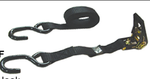 RT13B-402W2F   Motorcycle Tie Down Strap