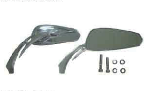 MD04-1349  Triple Chromed Back Mirror