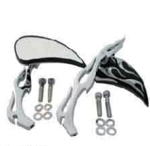 MD04-1355  Triple Chromed Back Mirror