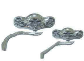 MD04-1356  Triple Chromed Back Mirror