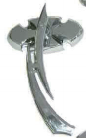 MD04-122  Triple Chromed Back Mirror