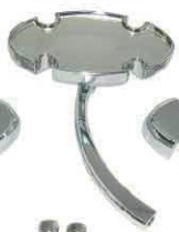MD04-123  Triple Chromed Back Mirror