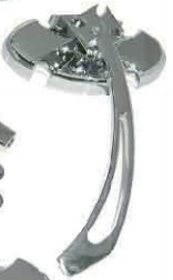 MD04-124  Triple Chromed Back Mirror