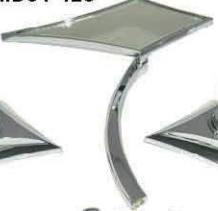 MD04-126  Triple Chromed Back Mirror
