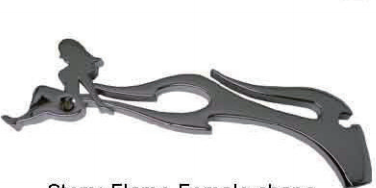 MD04-403  Triple Chromed Back Mirror