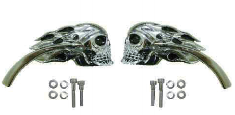 MD04-493-3  Triple Chromed Back Mirror