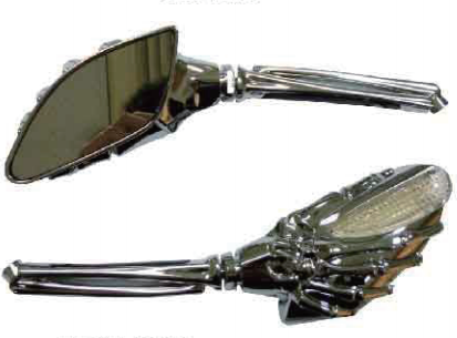 MD04-492C  Triple Chromed Back Mirror