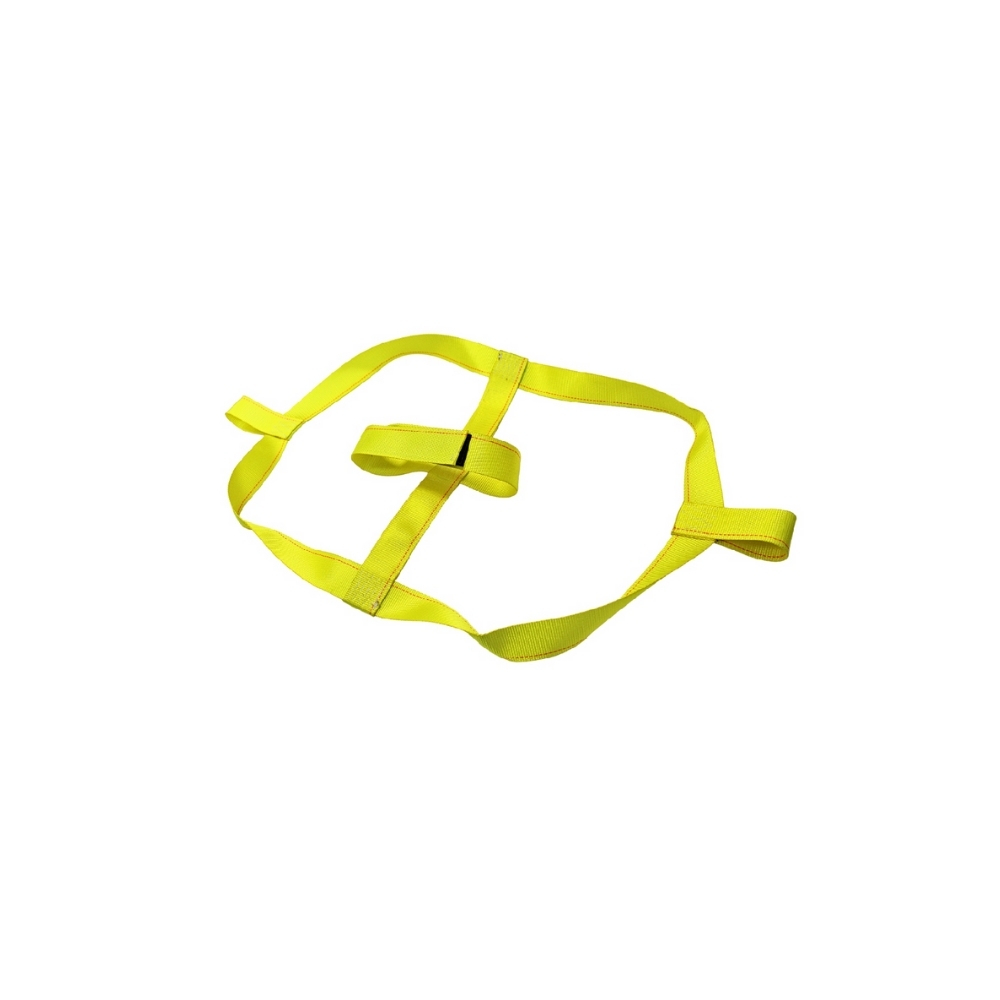 Universal Motorcycle Rear Wheel Tie down Strap in Yellow